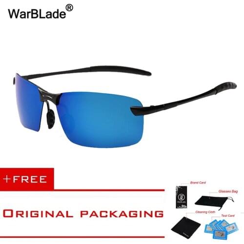 Brand Polarized Designer Sunglasses Men Sports Sun Glasses Driving Glasses Mirror Goggle Eyewear Male Accessories 3043 WarBLade
