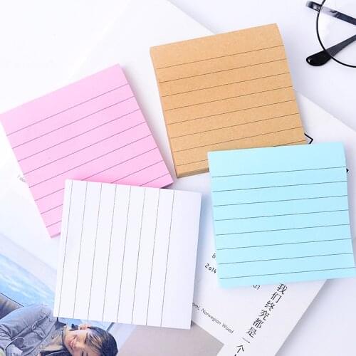 Soild Color Memo Pad Sticky Notes Notebook Planner Accessories Sticker School Supplies Stationery Papelaria Free Shipping