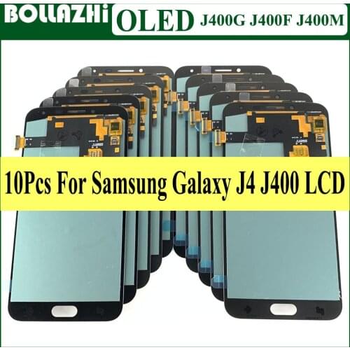 Wholesale 10 Piece For Samsung J400 J4 Adjust Touch Screen Digitizer LCD Display Assembly For Samsung Galaxy J4 5.5