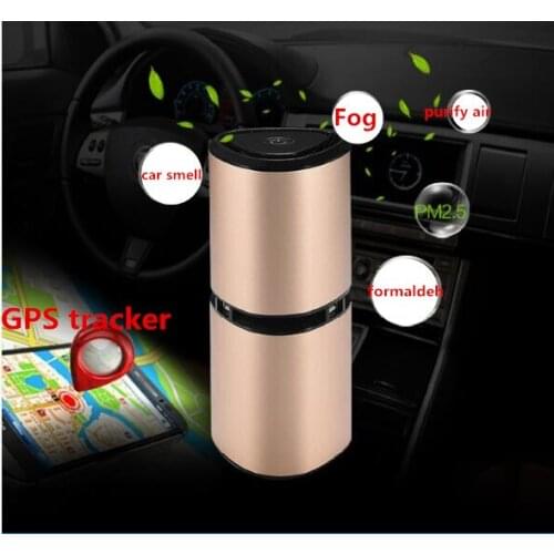 Premium car air purifier Formaldehyde Removing freash air Ionizer and with GPS tracker and USB out put for mobilephone