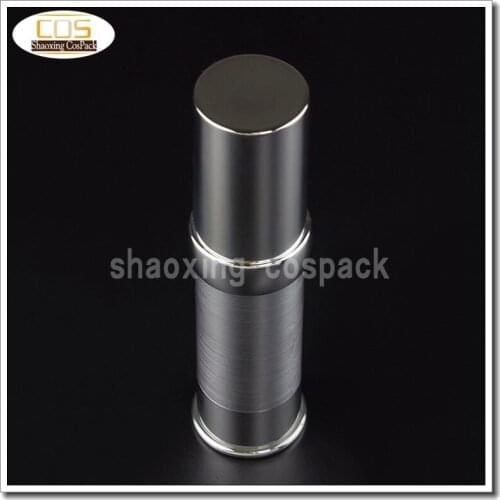 Just free shipping send to The United States 300pcs ZA218-15ml silver airless pump bottle for cream