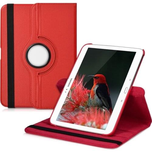 Tab 3 10.1 GT P5200 P5210 P5220 360 Rotating PU Leather Case for Samsung Galaxy Tab 3 10.1 GT-P5200 Cover Sand Holder Funda Capa