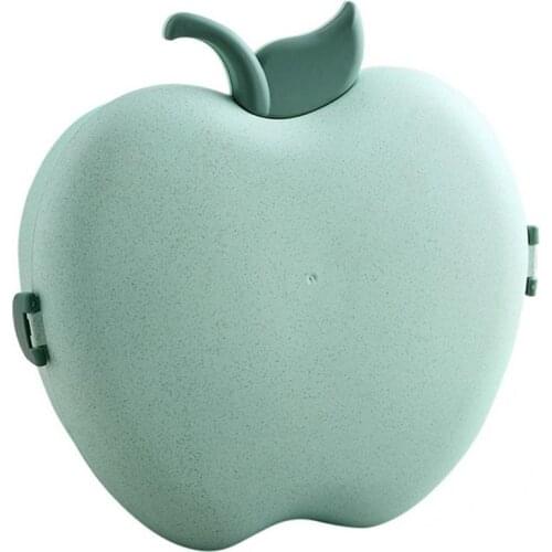 Fruit Shape Dried Fruit Plate Compartment Easy Clean Wheat Straw Dried Fruit Plate for Kitchen Large Capacity Snack Candy Tray