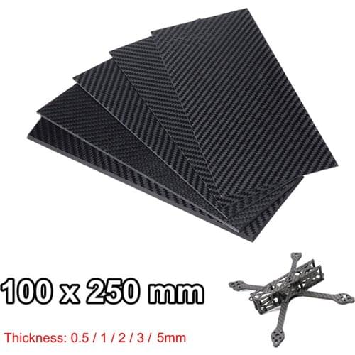 Texture Anti-UV 3K Carbon Fiber Board Plate for DIY FPV Racing Drone Frame