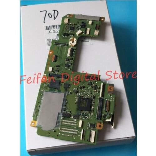 100% Original 70D Main Board for canon for eos 70D Mother board / data board / card slot board Suitable for Canon for EOS 70D
