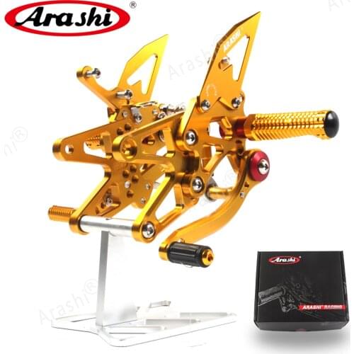 Arashi S1000RR HP4 2009-2014 CNC Adjustable Footrests For BMW S 1000 RR 2009 2010 2011 2012 2013 2014 Rider Foot Pegs Rearset