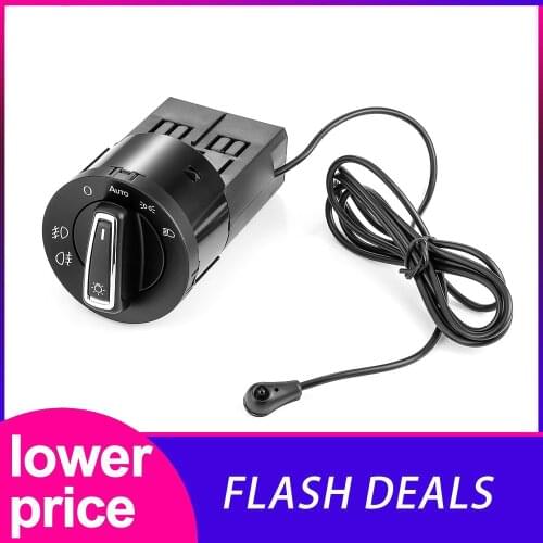 Car Headlight Fog Lamp Switch Headlamp Switch Car Accessories For Volkswagen Golf Mk4 Passat B5 Polo Car Styling