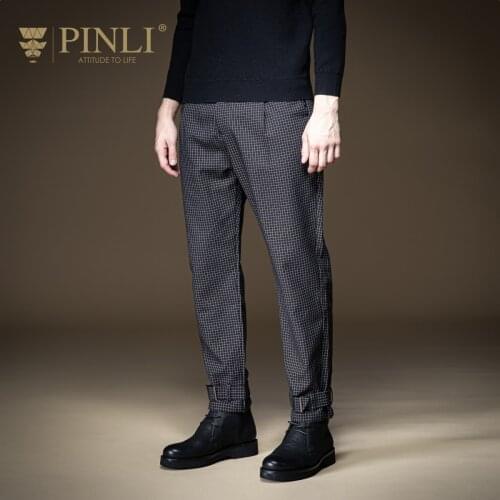 Free shipping Mens Male Fashion Black Grey Pinli 2021 Spring Leggings Trousers lattice Feet Casual Tide Daily Korean B203217154
