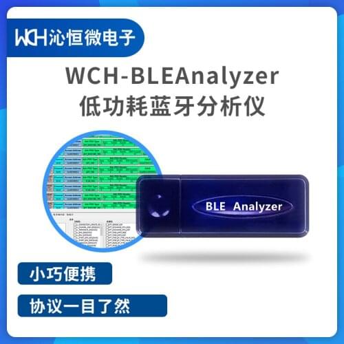 BLE4.2 Analyzer WCH Upgraded Bluetooth-compatible Analyzer Monitor and Collect Broadcast Data BleAnalyzer
