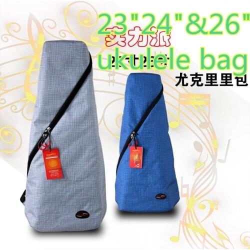 New Waterproof durable 23"24"26"inches ukulele bag soft gig padded case concert tenor uk shockproof backpack small guitar cover