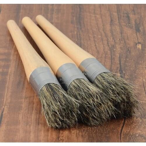 Ecocoffee Espresso Coffee Machine Brush with Spoon Manual Coffee Grinder Brush