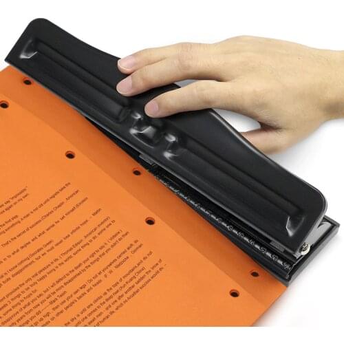 Metal 3 / 4 Hole Punch Ring Album Paper Cutter Adjustable Paper Punch A4 Puncher Scrapbooking DIY Tools Office Binding Supplies