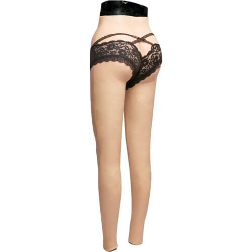 Softmary Silicone Realistico Fake Vagina Pantaloni Nine Pant Sexy Underwear For Sissy Boy Transgender Shemale Crossdresser