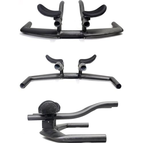 PURA RAZA UD logo Glossy carbon Fiber Road Bicycles rest bar TT Carbon handle Rest bike wheel Road TT bar parts 400/420/440 mm