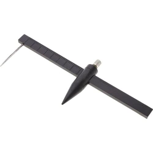 Plastic Clay Ceramic Pottery Compass Circle Cutter Measuring Tools Ruler Caliper 1cm-34cm Black