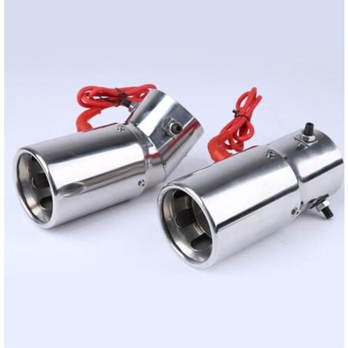 Universal Car Stainless Steel Muffler Pipe Spray Device Light Tail Throat Exhaust Modified Exhaust Flame Spray Light Modulator