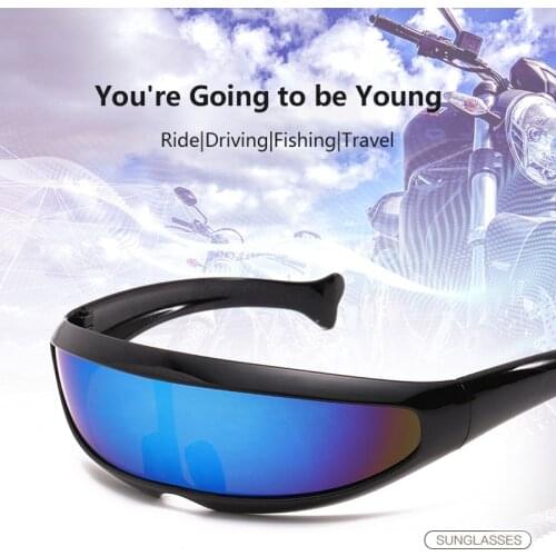 Cycling Sunglasses For Men Flame Glasses Men Women Fishtail Design Dolphins Mirror Glasses Windproof UV40 Mtb Bicycle Sunglasses