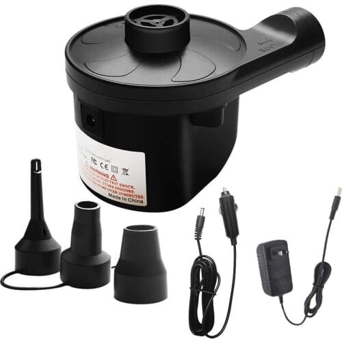 Air Pump 2 in 1 Dual-use Portable Electric Inflator Deflator for for inflatable Beds Swimming Pools Portable Air Pump Air