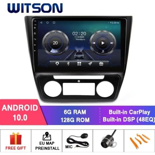 WITSON 10.2'' big screen Android 10 octa core 4GB RAM CAR RADIO FOR VOLKSWAGEN YETI 2014-2017(Auto Air-Conditioner version)