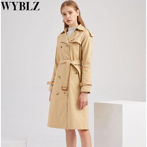 WYBLZ Women's Long Trench Coats
