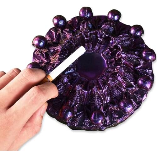 Skull Ashtray Silicone Mold Epoxy Resin Storage Tray Mould Handmade DIY UV Epoxy Craft Making Concrete Plaster Molds Home Decor