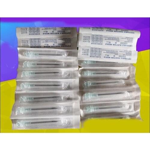 10 pcs 1.6*57mm and 10 pcs 2.0*5.7mm acupuncture massage Triangular needle cupping massage sterilize needles