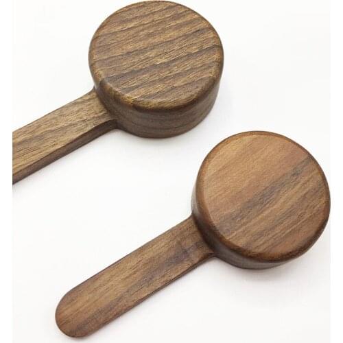 8g/10g Walnut Coffee Spoon Wooden Measuring Scoop Coffee Beans Bar Kitchen Home Baking Barista Tools Milk Powder Spoon For Spice