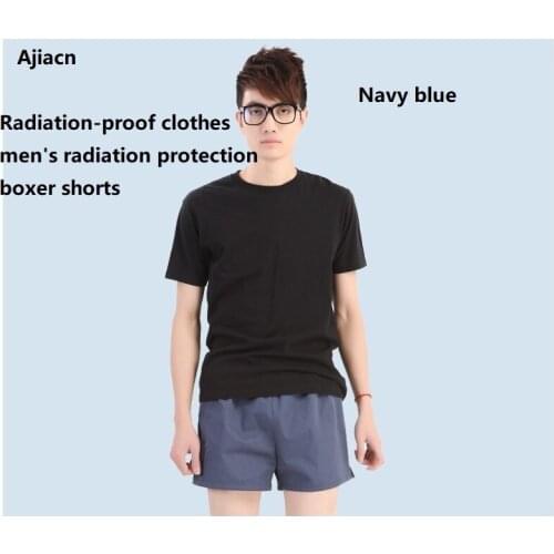 Ajiacn metal fibre Electromagnetic radiation shielding short pants ,Casual,versatile and comfortable boxer shorts for men