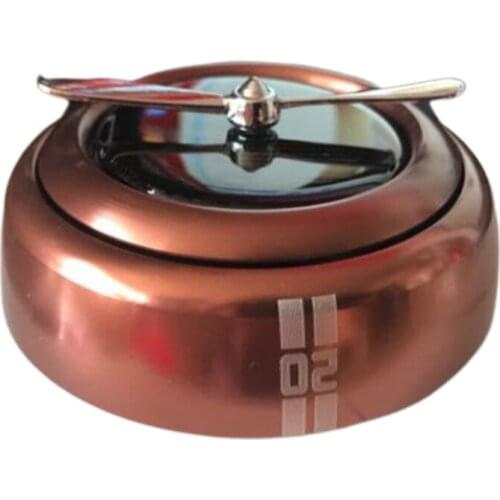 Automotive Air Freshener Solar Powered Car Aromatherapy Perfume Aroma Diffuser Decor for Comfortable Driving