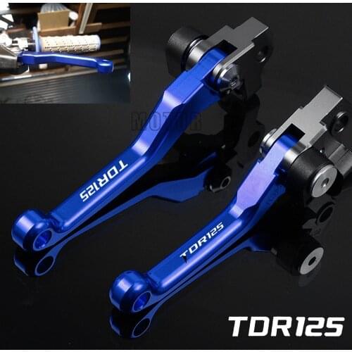 For Yamaha TDR125 TDR 125 1991-2002 1992 1993 1994 1995 1996 CNC Motorcycle Dirt Pit Bike Motocross Pivot Brake Clutch Levers