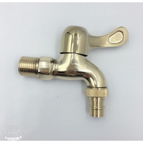 G1/2" Antique Brass Washing Machine Faucet Outdoor Faucet Garden Bibcock Tap Bathroom Washing Machine Water Faucet