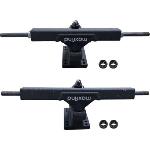 ELOS-Long Electric Skateboard Truck Set Double Kingpin Mountain AT Electric Skateboard Truck For Double Wheel Hub Motor Drive