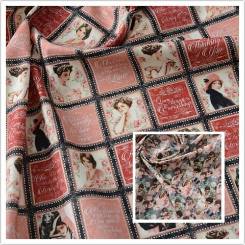 Love Changes Everything 100% Cotton Fabric for Clothes Home Textile Bedding Set Sewing Quilting DIY