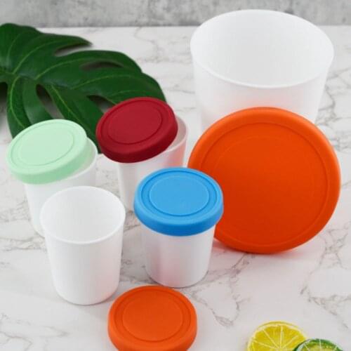 Ice Cream Containers Reusable Storage Tubs with Tight Sealing Lids for Perfectly Fresh Ice Cream