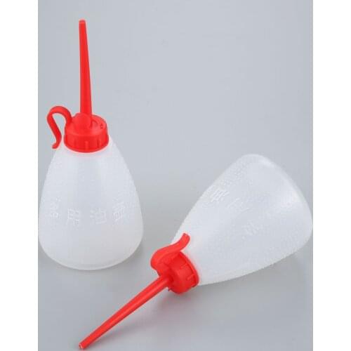 DRELD 2Pcs 180ml Industrial Sewing Machine Oiler Pot Long Mouth Household Appliances Bicycle Door Lock Oil Bottle Power Tools