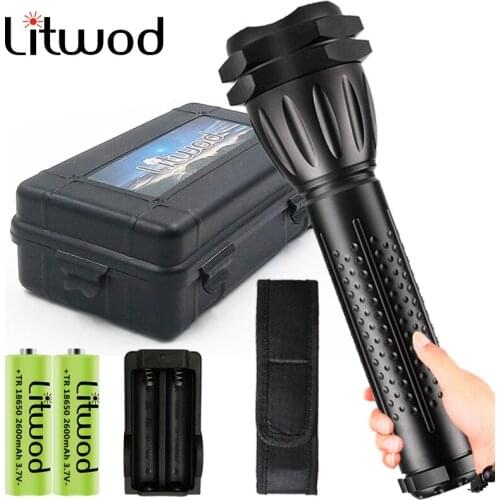 XHP160 Powerful Tactical Brightest Zoomable LED Flashlight Waterproof 18650 26650 Battery Torch 3200LM 3 Modes Lantern Light