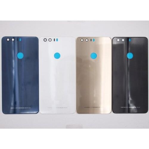 BaanSam New Glass Battery Door Back Cover Housing Case For Huawei Honor 8 With 3M Adhesive