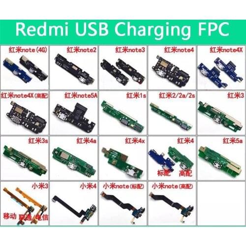 Redmi 1S 2/2A/2S 3/3S 4/4A/4X 5A note4G note2/3/4/4X/5A Micro USB Charging MIC Board to Board Signal Antenna FPC FFC Mother Part