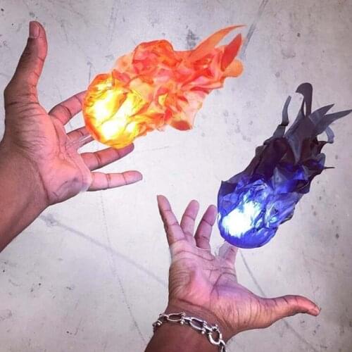 Halloween Floating Fireball Props Glowing Floating Fireballs on Hands cosplay Tricky Props