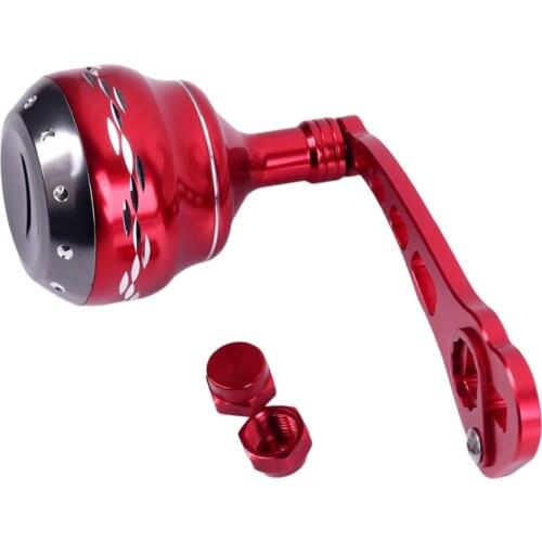 Aluminum Alloy Fishing Reel Handle with Knob for Baitcasting Drum Reel