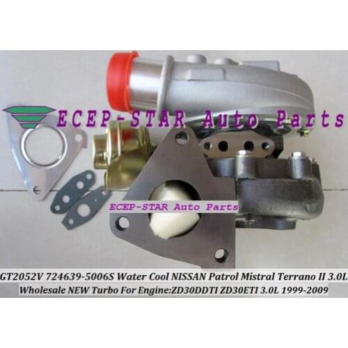 Water Cooled Turbo GT2052V 724639-5006S 705954-0013 724639 705954 For NISSAN Patrol Mistral TERRANO 1999- ZD30DDTI ZD30ETI 3.0L