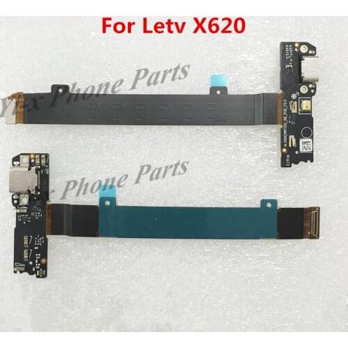 1pcs For LeTV LeEco Le 2 X620 USB Charger Charging Port Dock Connector Flex Cable with Microphone Board