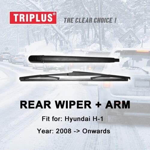 Rear Wiper Arm with Blade for Hyundai H-1 (2008-Onwards) 1pc 14" 350mm, H1 Rear Wiper Arm & Rear Wiper Blades