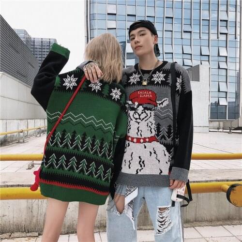 Unisex Women 2020 Casual Sweater Fashion Embroidery Hiphop Harajuku Long-sleeved Shirt Autumn Winter Tops Oversize Clothing