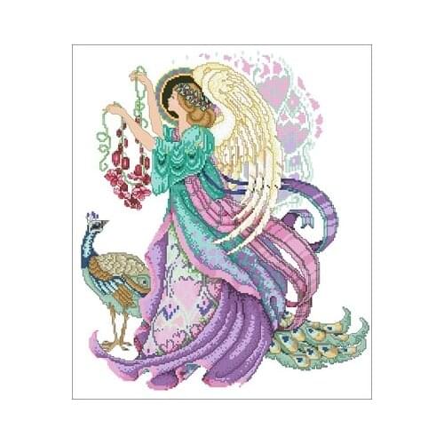 Magazine-Fantasy Angel (14CT)( Counted Cross Stitch 11CT 14CT 18CT Cross Stitch Kits Embroidery Needlework Sets