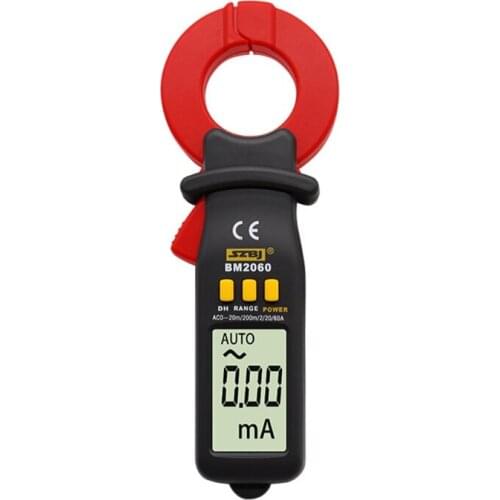 066E Professional Leakage Current Test with LCD Display Reliable Digital Clamp Meter BM2060 Micro Current Measurer