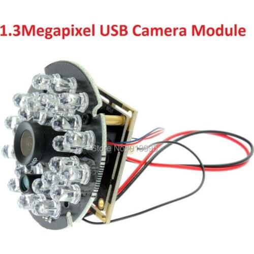 1.3 megapixel 960P HD AR01301/3 CMOS Mini Cmos Low Light Webcam Board Usb Infrared Camera Module android with IR illuminators
