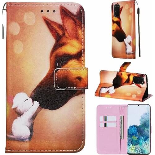 10pcs/lot New Cartoon design Owl Wallet PU Leather Stand Case for Samsung S20 Plus S20 Ultra S10 LITE NOTE 10 LITE A01 A21