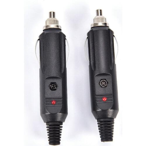 New 2pcs 12V Plug 15A Play in cars, trucks, RVs or boats universal vehicle Cigarette lighter socket connector