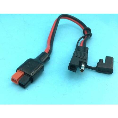 30CM 12AWG Solar SAE to Anderson Power Pole cables Connectors for Battery Connection of Electric Vehicle, Viewing Car, Forklift